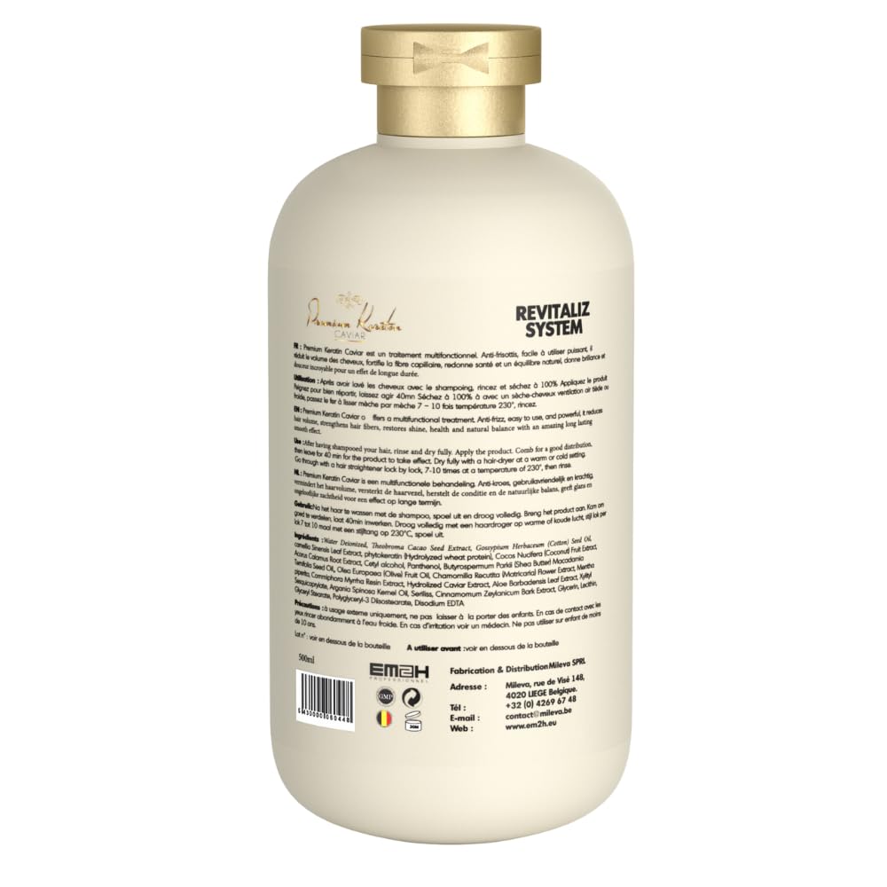 Premium Keratin Caviar - Revitaliz System - 500ml