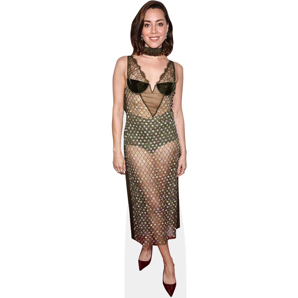 Aubrey Plaza (Sheer) Mini Size Cutout