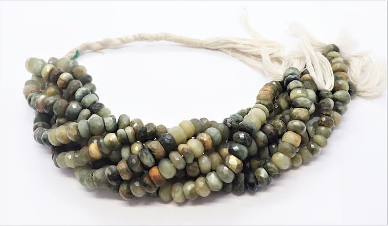 Perles naturelles vertes AAA à facettes : le cadeau idéal pour créateurs de bijoux