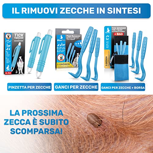 BluePet® 2X Pinzetta per zecche ablazione |