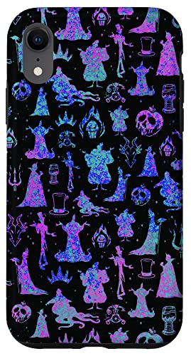 Coque iPhone XR Disney Villains Midnight Silhouettes aux finitions soignées et détails précis