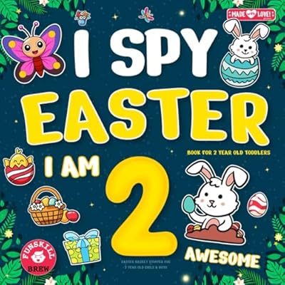 I Spy Easter Book for 2 year old toddlers