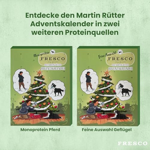 FRESCO Dog Martin Rütter Adventskalender für Hunde 2025 - Gourmet Mix