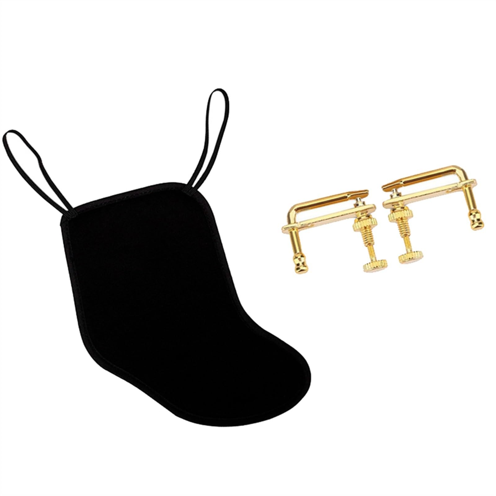 pezzi di ricambio per violino 1 pz violino mentoniera pad protezione della copertura e 4 pz violino accordatori fini oro violino accessori professionali