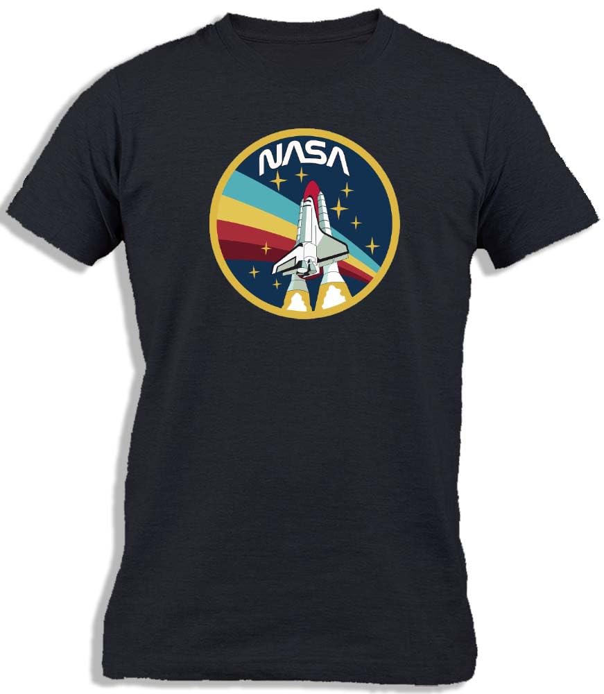 Ay Cabron™ NASA Logo Retro | National Aeronautics and Space Administration Classic Retro Old Logo | Austronauts Mission | International Space Station Cotton T-Shirt For Kids