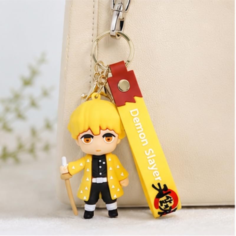 Image of Cute 3D Keychain | Keyring & Quirky Bag Charm | Hard Silicone, Unbreakable | Travel Essential | Kids Friendly | Strap & Bag Hook