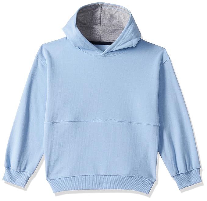Image of T2F Boys Cotton Hooded Neck Oversized Fit DropShoulder Sweatshirt