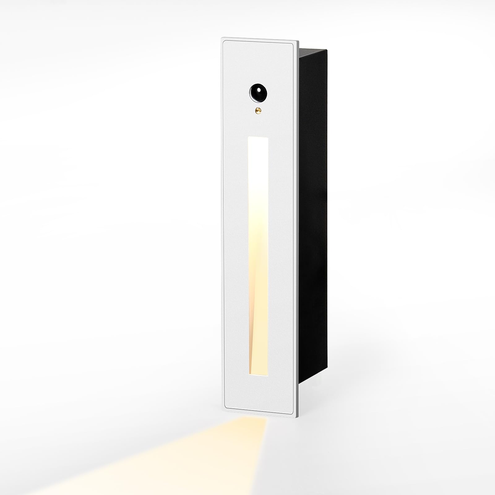 SCON Motion Sensor Step Lights, Wired LED Stair Light for Indoor Use, Operated Automatic Motion Sensing Bright Lighting for Stairs Hallway/Pathway and Entryway Safety(3W/3000K/NODIM)