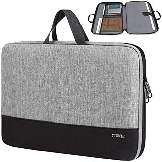 Ytonet Laptop Sleeve Case, 15.6 inch Slim Water Resistant TSA Laptop Case, Durable