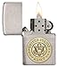 Zippo United States Army Emblem Pocket Lighter, Brushed Chrome