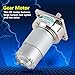 Mini DC Gear Motor DC 24V 35W Metal Speed Adjustable Large Motor CW/CCW(24V 500rpm)