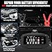 E-FAST 25A Battery Charger, 12/24V All in One Lifepo4 Lead Acid Car Battery Charger, Automotive Jump Starter, Upgraded Trickle Charger, Battery Maintainer for Car Truck Motorcycle Lawn Mower Boat