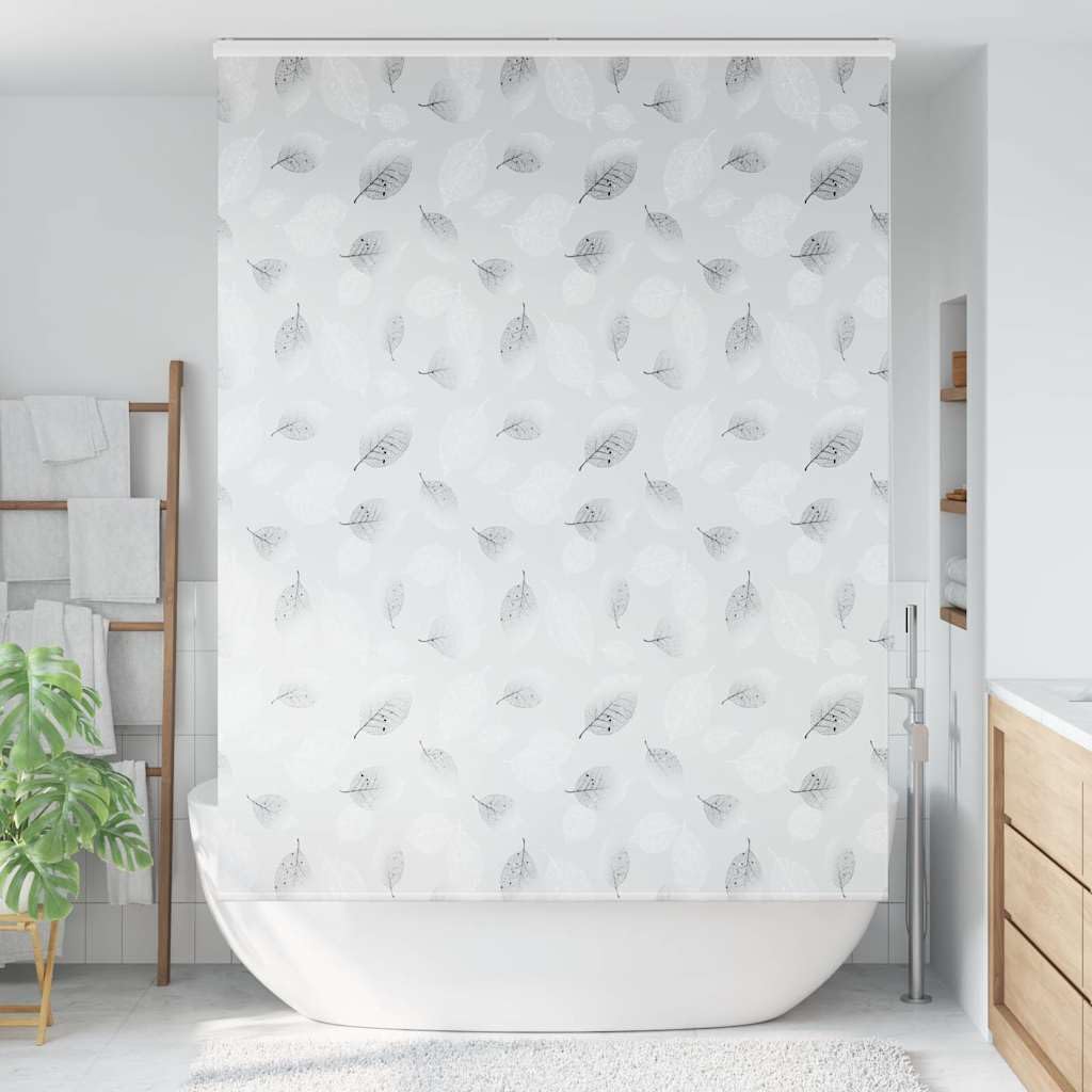 Duschrollo, wasserdicht, Kassette, 156 cm | PEVA-Material, Decken- oder Wandmontage, höhenverstellbar, Kindersicherung