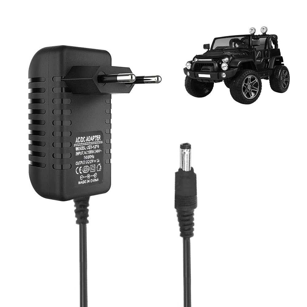 12V Ladegerät Für Kinder-Elektroauto - 2m Kabel Mit LED-Anzeige