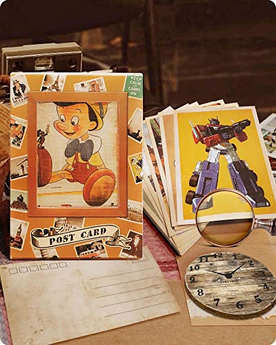 image for Fancyoung 32 PCS 1 Set Vintage Retro Old Cartoon Postcard Greeting Car