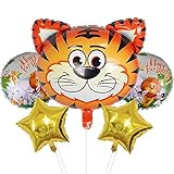 tiger deko 🎈 FÜR KLEINE TIERFREUNDE: Lässt Kindern das Herz höher schlagen! Der Hit auf jeder Feier!