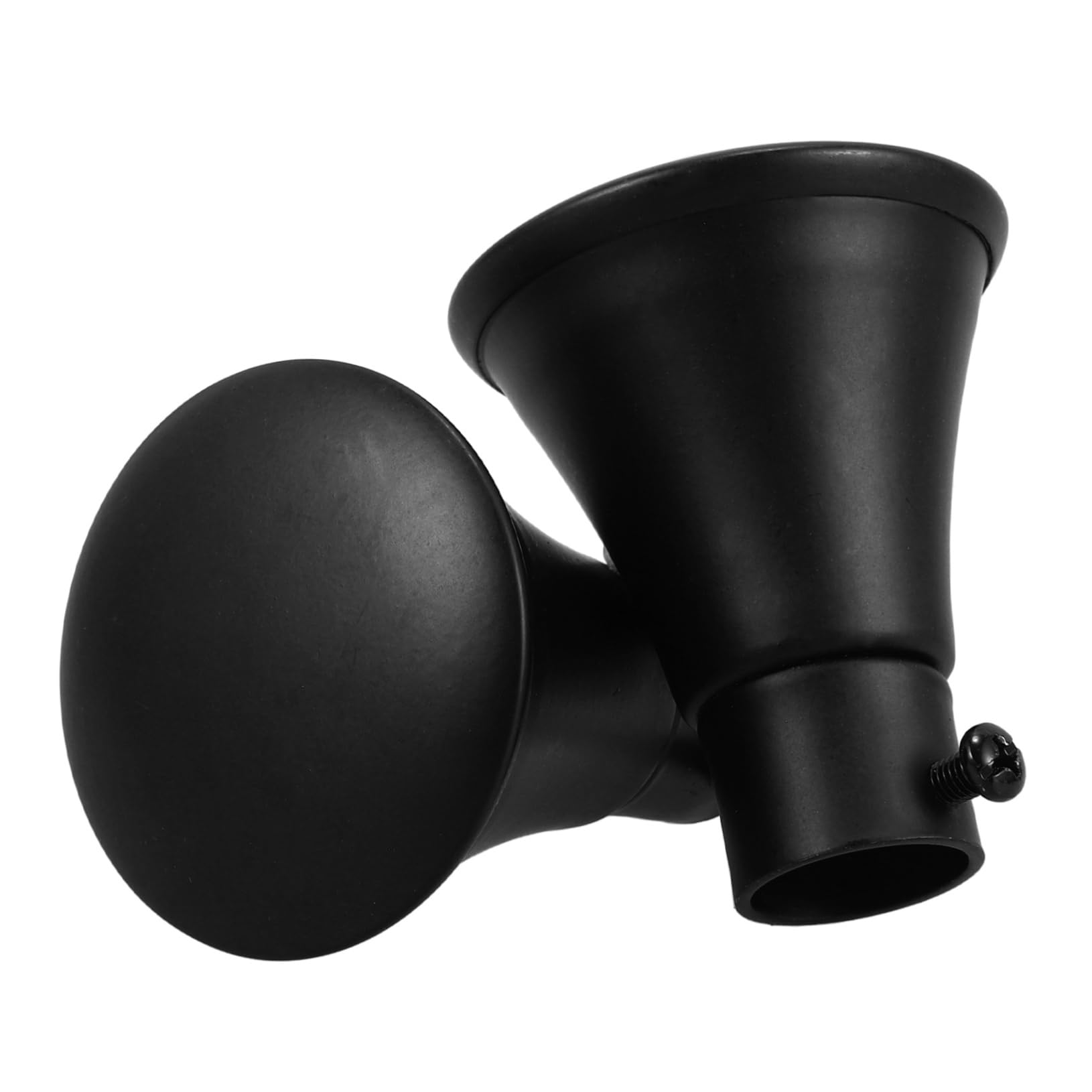 SOESFOUFU Decorative Curtain Pole End Iron Rod Finials Bay Window Door Curtain Rod Finials for