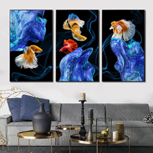 Poisson Koi Affiches grand format pour transformer un mur blanc en salon zen