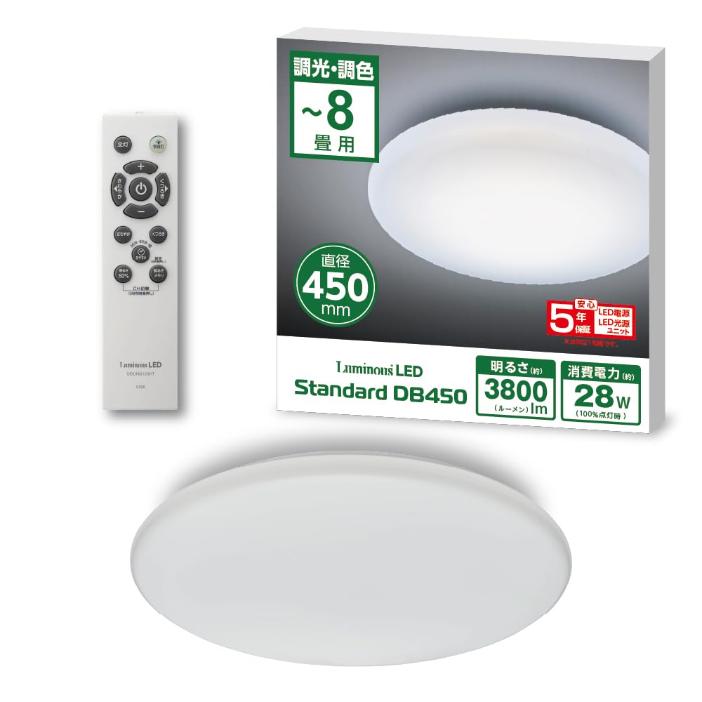 Amazon | 【5年保証 透明アダプタで簡単取付】 ドウシシャ LED