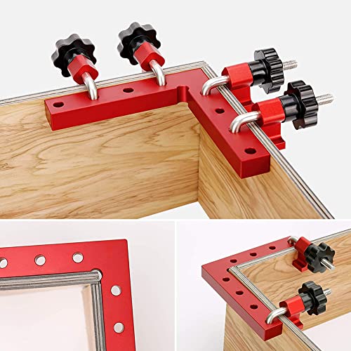 Hardell Angle Clamps With Aluminum Alloy Adjustable Fixing Blocks For Woodworking And Welding, 1 Pack（Not Including Squares） #TOP5