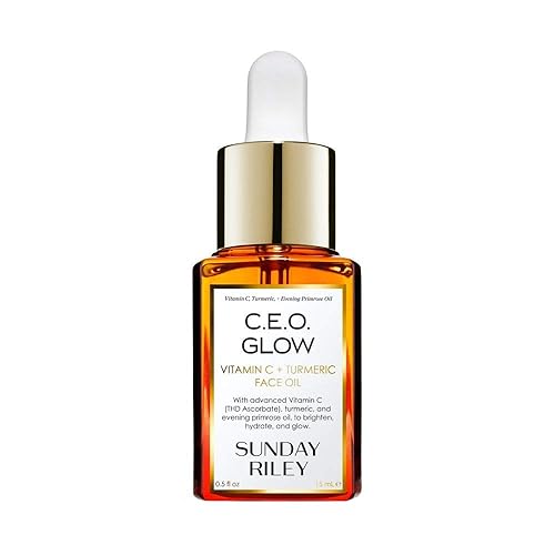 Sunday Riley CEO Glow Vitamina C y aceite facial de cúrcuma