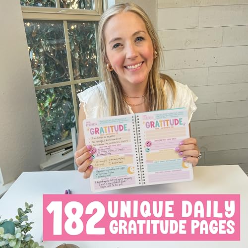 Image of Hadley Designs Daily Gratitude Journal For Women With Prompts - Christian Gratitude Journal for Women, Grateful Journals for Woman, Guided Thankful Journals with Prompts, Designed in USA