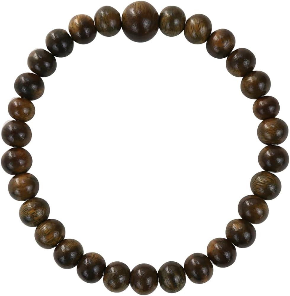 Amazon.co.jp: 数珠 ブレスレット 緑檀 りょくだん 8mm玉 18cm