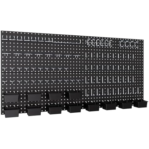INCLY 158PCS Metal Pegboard Organizer Cover