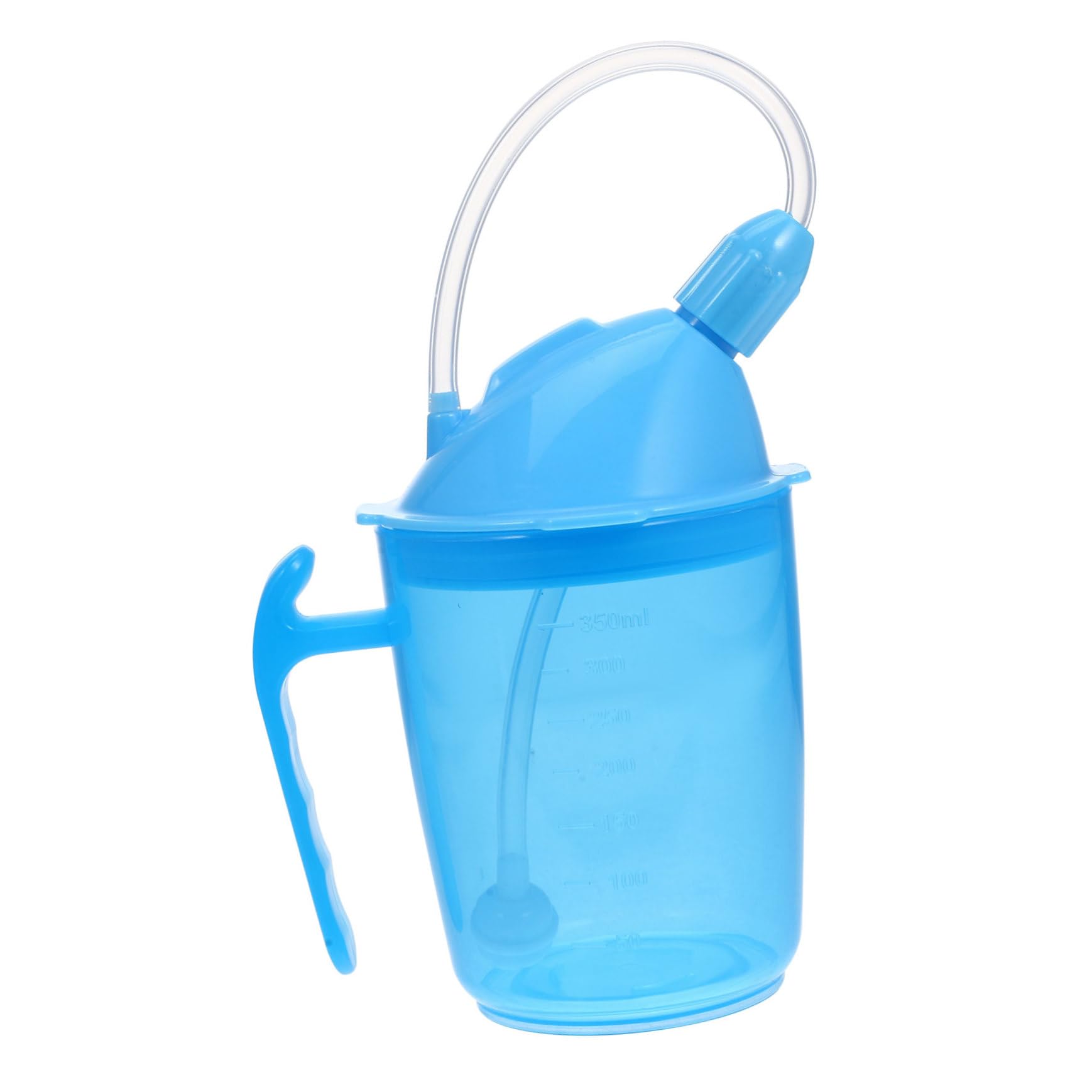 Vaguelly Liquid Diet Drinking Mug for Elderly Disabled Ergonomic Bedridden Patient Feeding Cup Inclined Design for Maternity Use Portable Convenient Care Cup