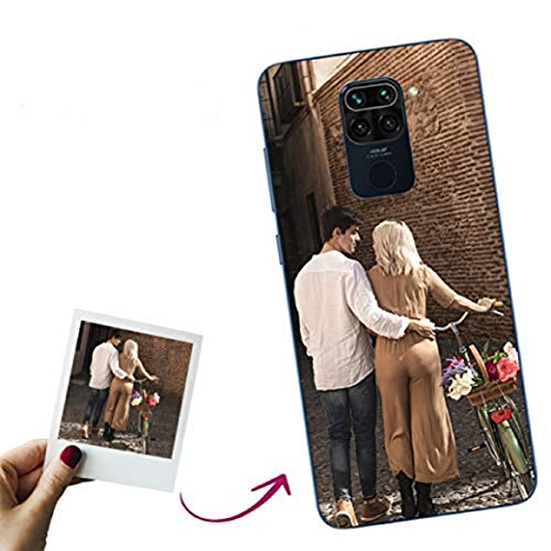 Mookase Funda para XIAOMI REDMI Note 9 Personalizada para TU MÓVIL con Imagen O Texto, Carcasa Personalizable, Gel Flexible, Borde Trasparente, Regalo Original