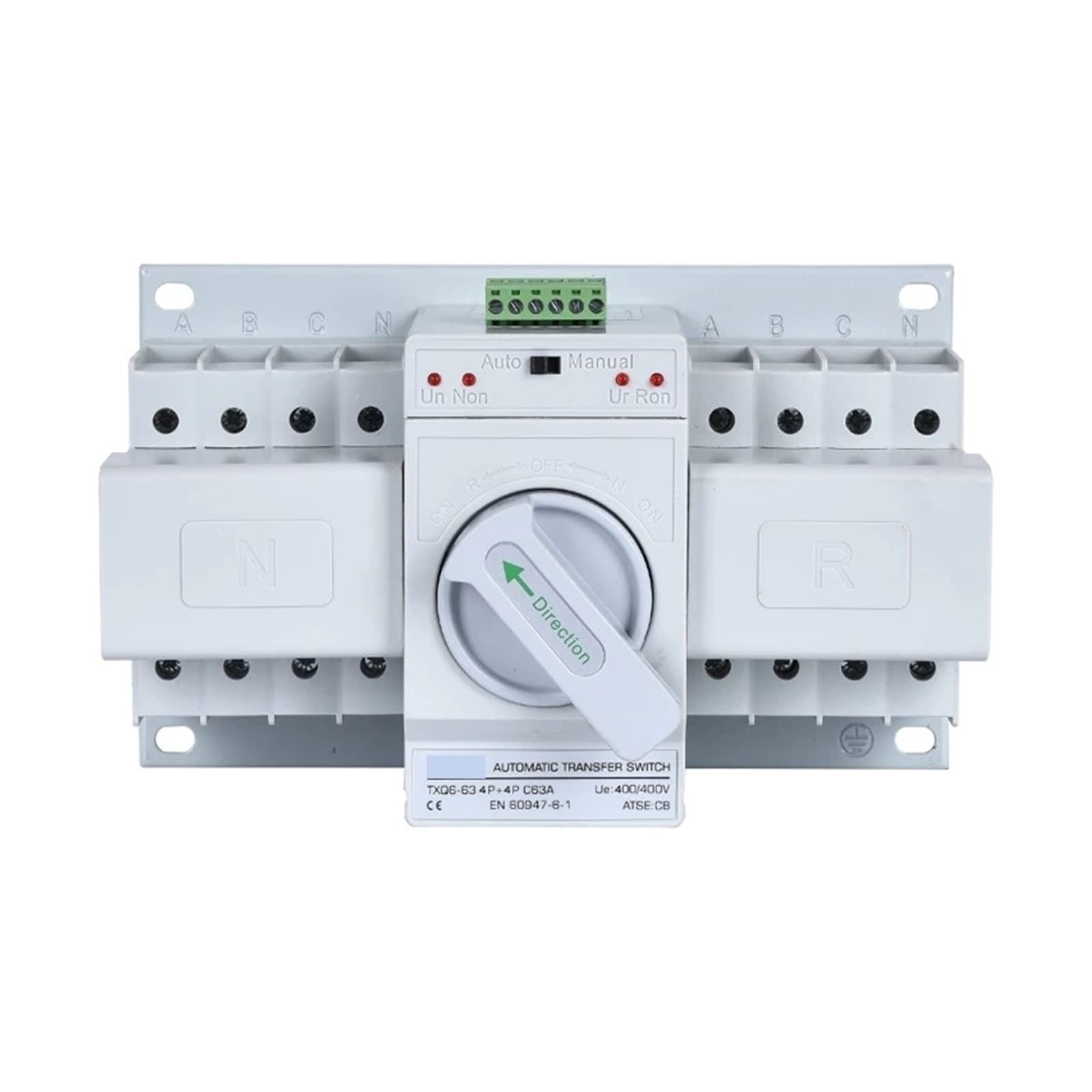 Automatyczny przełącznik transferowy, ATS Dual Power MCB 2P+2P 3P+3P 4P+4P Automatyczne/ręczne przełączanie wyłączników obwodu MCB 63A 40A 20A32A(63a,4P 4P)