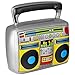Balinco Aufblasbarer Ghettoblaster Oldschool, 80er- 90er Jahre Outfit, Retro Radio, Mottoparty Outfit, Karneval-, Fasching Kostüm, Deko, Accessoires