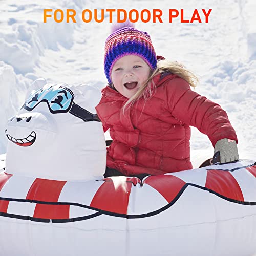 Image of Winter Gloves for Toddler Kids - 3 Pairs Boys Girls Soft Warm Wool Lined Gloves Full Finger Children Knit Gloves