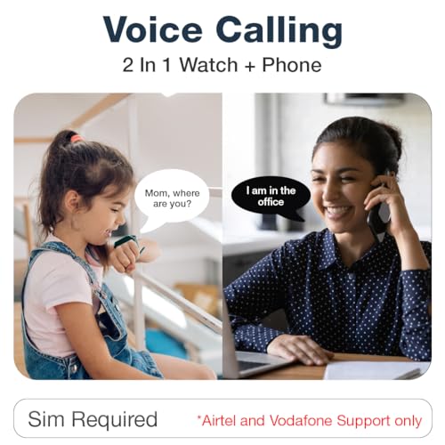 sekyo S2 Pro Calling Smart Watch for Kids | Kids SmartWatch for Boys & Girls | Location Tracking, Camera, SOS, Safe Zone | 4G/5G Sim Card Support | App Control | TXT/Voice SMS | Long Battery -Black sekyo S2 Pro Calling Smart Watch for Kids | Kids SmartWatch for Boys & Girls | Location Tracking, Camera, SOS, Safe Zone | 4G/5G Sim Card Support | App Control | TXT/Voice SMS | Long Battery -Black