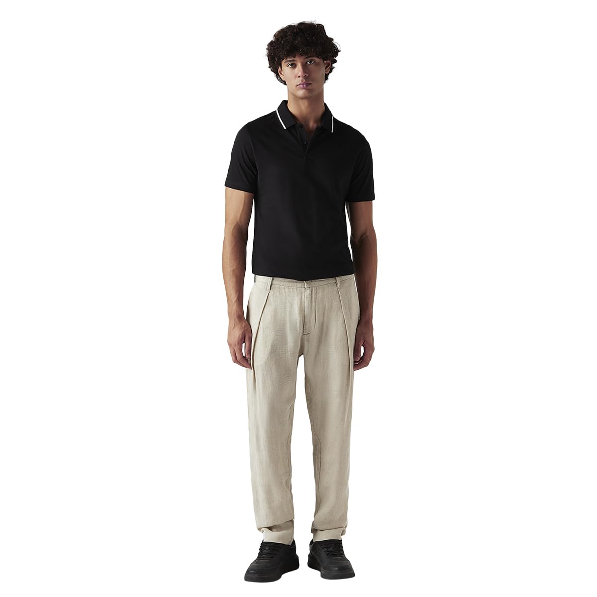 levi's Men's 550 Beige Relaxed Fit Mid Rise Trousers-picture-20