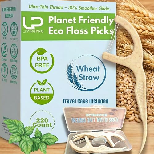 Twin Line Biodegradable Floss Picks (220 Count)