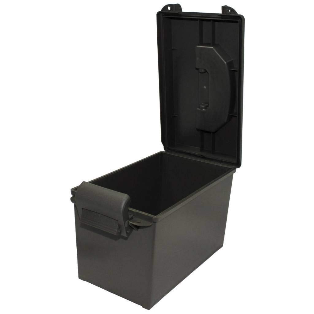 MFH US - Caja de plástico para municiones, 50 mm, color verde oscuro