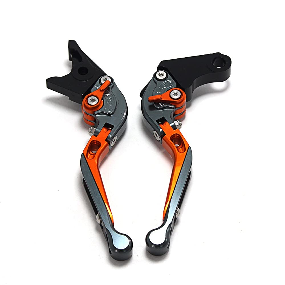 Zhannuobhd G Brake Clutch Lever For Fzx750 For Fazer 1986 1987 1988 1989 1990 1991 1992 1993-1998 Cnc Aluminum Alloy Motorcycle Foldin Extendable Clutch Brake Levers(G)