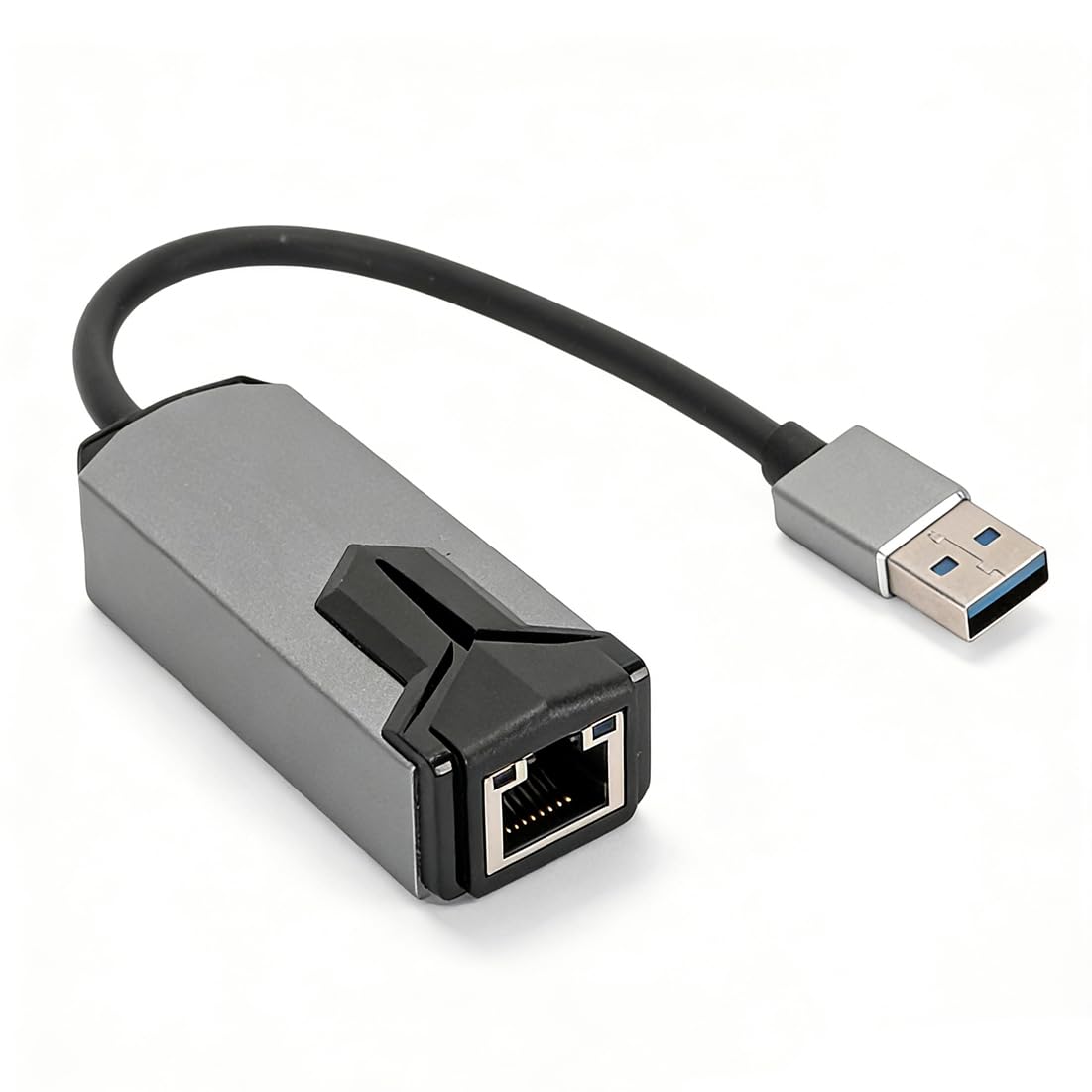 2.5G Ethernet Adapter USB to RJ45, 2500Mbps USB 3.0 to 2.5G Network Adapter for Laptop Desktop, Aluminum Metal Plug and Play