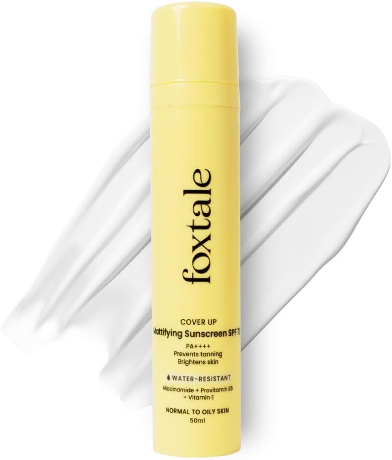 Niacinamide Matte Sunscreen SPF 70+ PA++++ | No White Cast | Non Greasy | Prevents Tanning | UVA/UVB Protection | Lightweight | Men & Women | For Normal to Oily Skin | 50 ml