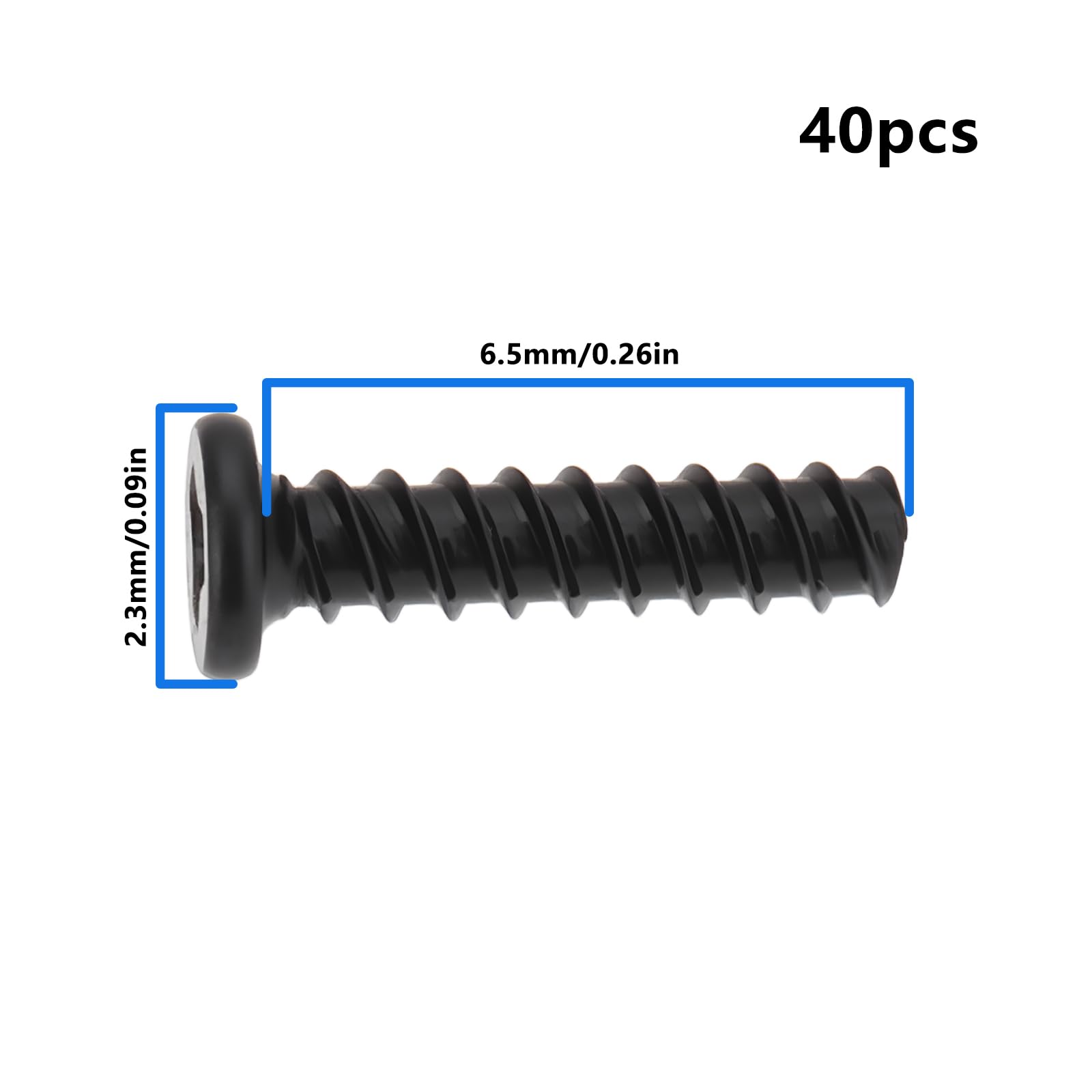 ECSiNG 40PCS Game Controller Y Type Case Screws Compatible with Nintendo Switch Joy-Con Controller Shell - Image 4