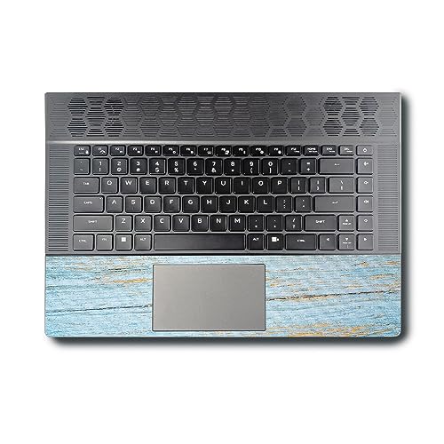 Image of MightySkins Carbon Fiber Skin Compatible with Alienware X16 R1 (2023) Full Wrap Kit - Distressed Wood | Protective, Durable Textured Carbon Fiber Finish | Easy to Apply | Made in The USA