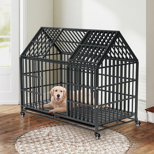 52 Inch Heavy Duty Indestructible Dog Crate