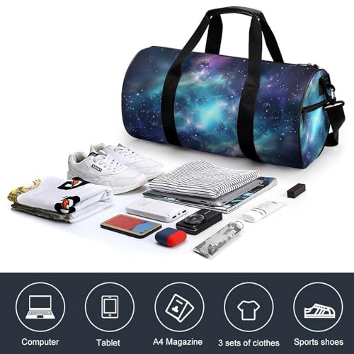 Travel Duffel Bag Weekender Bags for Men Women Large Capacity Overnight Bags Starry Sky Pattern Travel Sports Gym Bag Canvas Carry On Tote Bags for Travel Yoga4