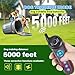 DOTSTAR Wireless Dog Fence Training Collar 2-in-1 Pet System, 5000ft Adjustable Control Range, Waterproof Rechargeable Training Collar, Pet Electric Containment System for Large Medium Dogs