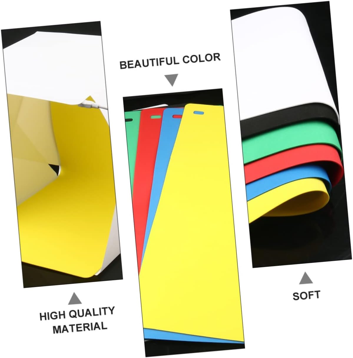 DOITOOL 1set Mini Photography Led Folding Tent Color Backgrounds USB Powered Easy to Assemble Portable Product Photography