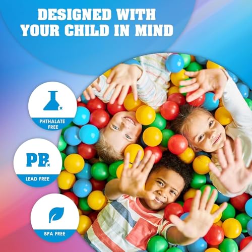 Pelotas antiaplastamiento de piscina infantil con relleno reutilizable 3