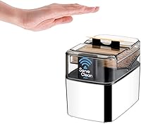 ServeClean Smart Toothpick Dispenser Chrome - Touch-Free Wave Motion UV Sanitized Single Delivery
