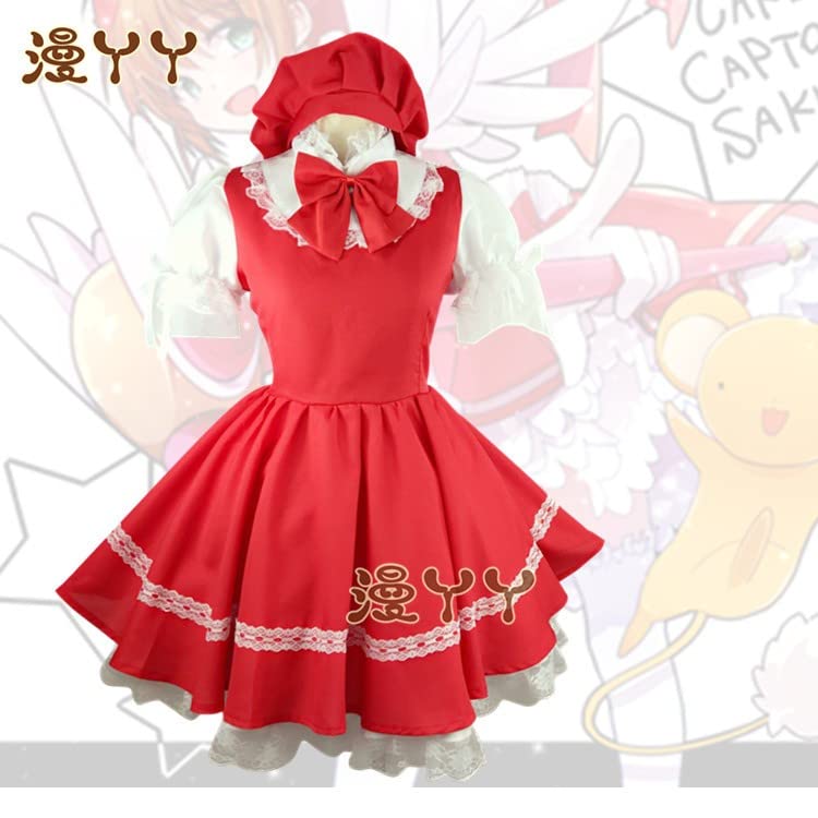 カードキャプターさくら☆木之本桜（きのもと さくら）　ドレス　風　コスプレ衣装 完全オーダーメイドも対応可能 Amazon.co.jp: カードキャプターさくら コスプレ衣装 木之本桜 （きの