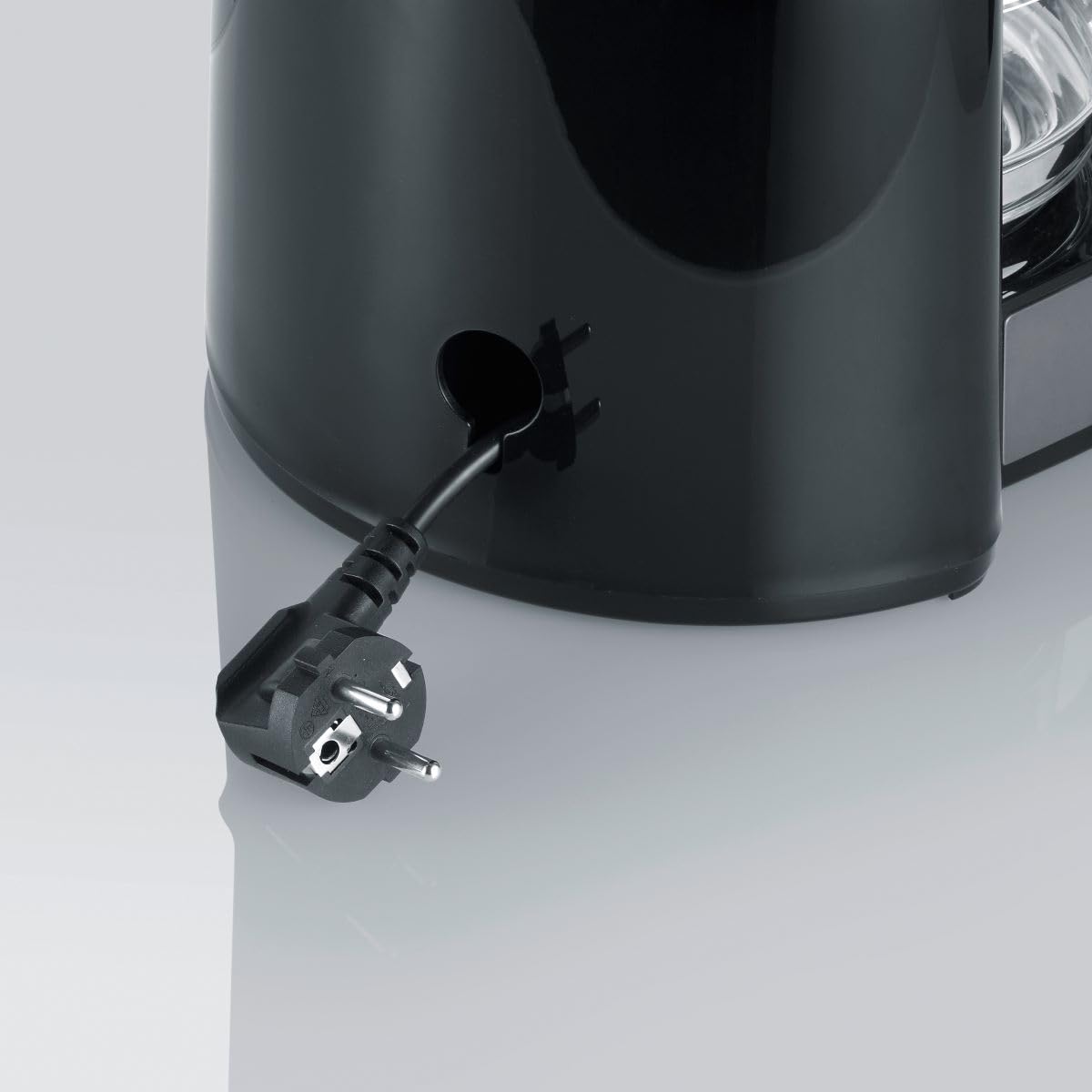 Severin - Cafetera de goteo jarra cristal 10 tazas 1000 W Antracita/negro mate KA 9572